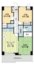 ライオンズマンション船橋三咲の物件間取画像